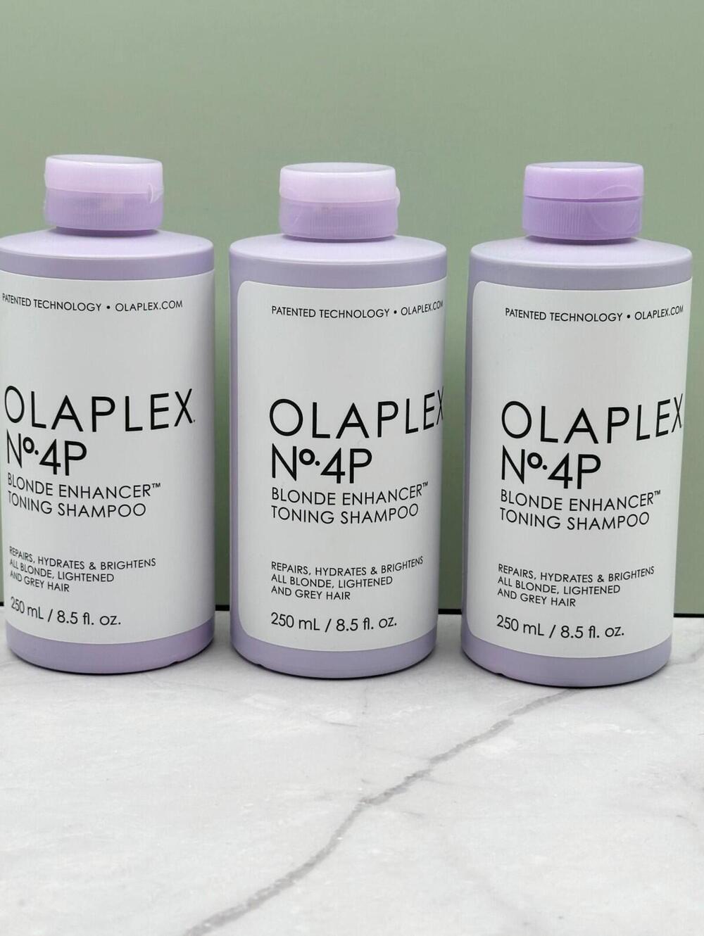 Olaplex No. 4P Blonde Enhancer Toning Shampoo 3-PACK